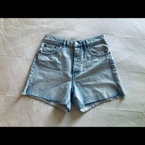 NEW! Zara High-waisted Jean Shorts